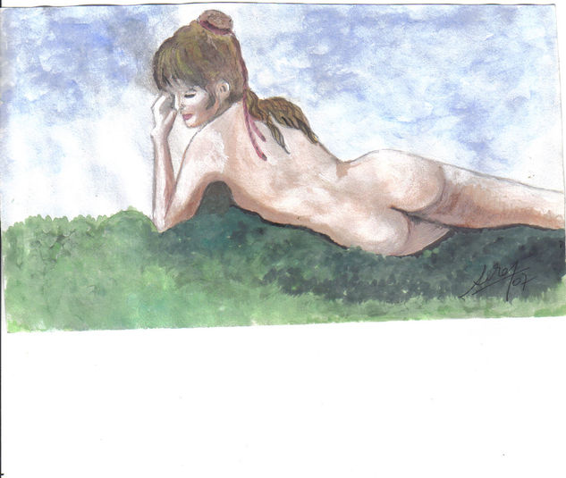 desnuda Acrylic Card Nude Paintings