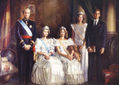 retrato de La Familia Real