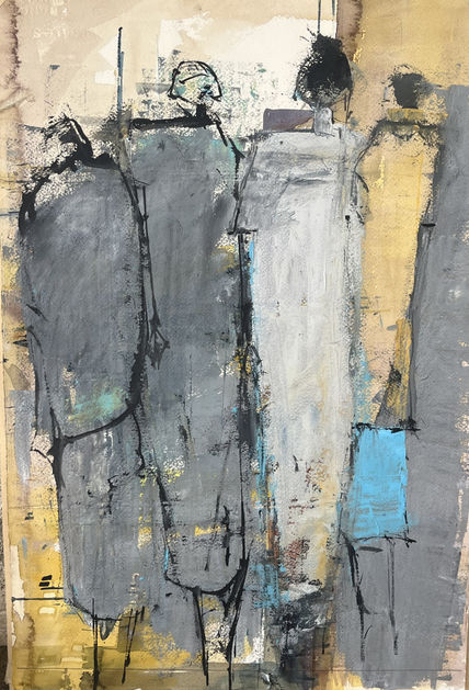 Blue skirt