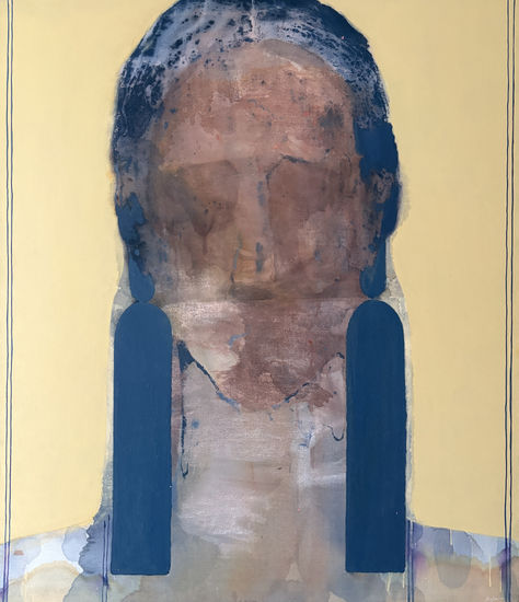 The BIJOUTERIE Series Media Mixta Lienzo Retrato