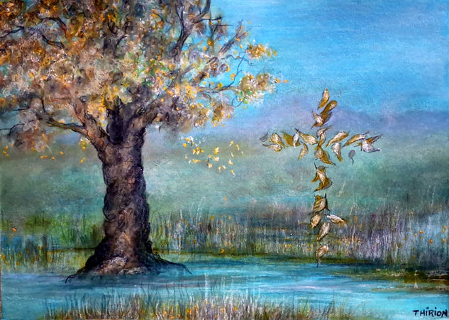 Save Earth,Save Ourselves Mixed media Paper Landscaping