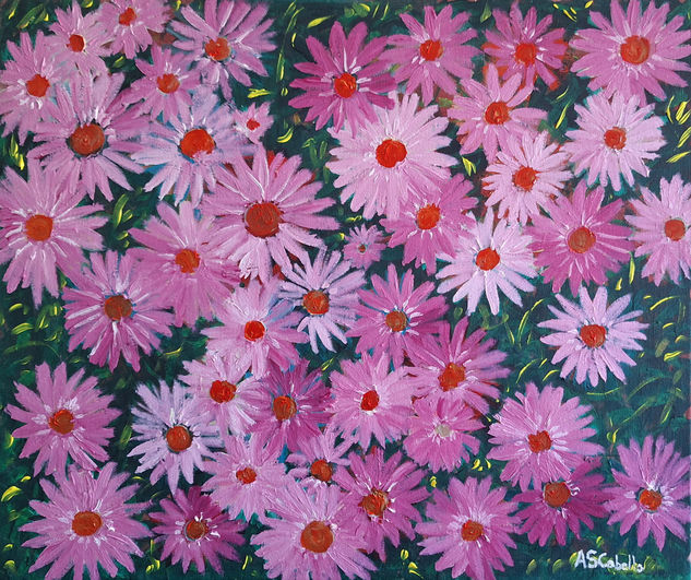 Flores Oil Canvas Floral Painting