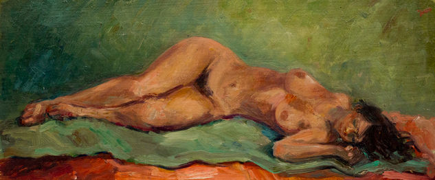 Desnudo 3 Oil Card Nude Paintings