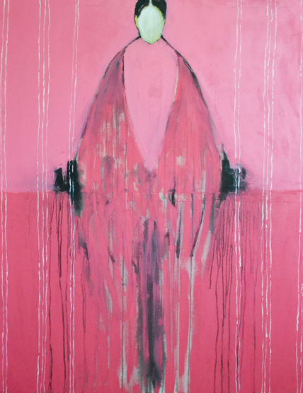 Pink figurative...