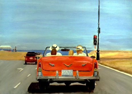Camino de la playa