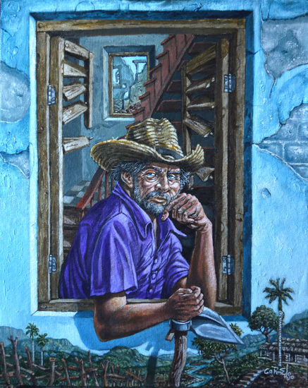 CONEXIÓN Acrylic Panel Portrait