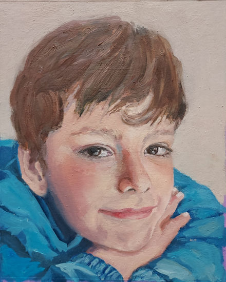 DIEGUITO Óleo Lienzo Retrato
