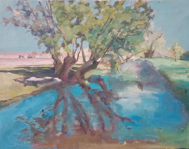 MILAGROS (BURGOS) Oil Canvas Landscaping