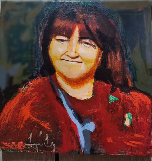 En la Pintura Acrylic Canvas Figure Painting
