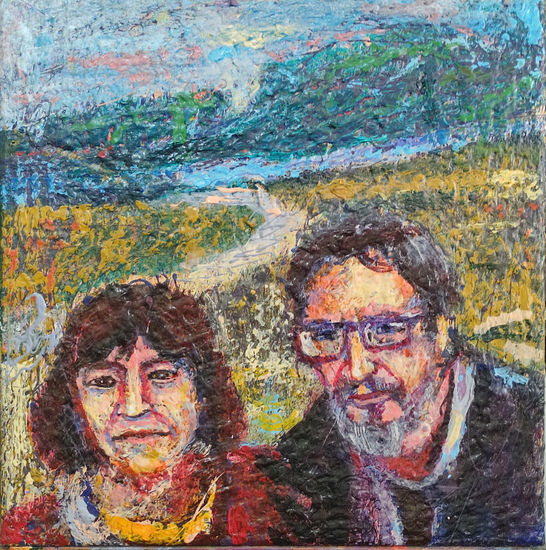 De paseo Acrylic Canvas Figure Painting