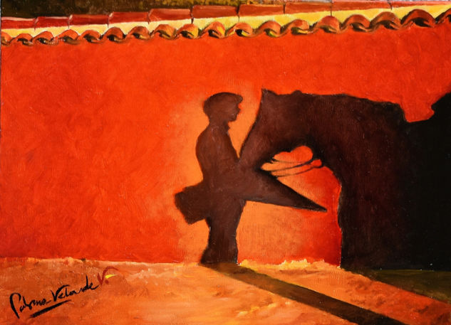 Tarde de tienta Oil Canvas Others