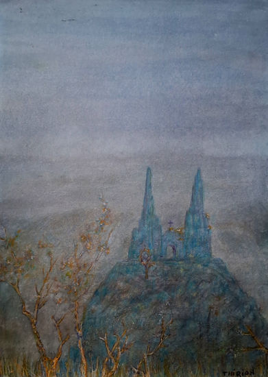 The Revelation Mixed media Paper Landscaping
