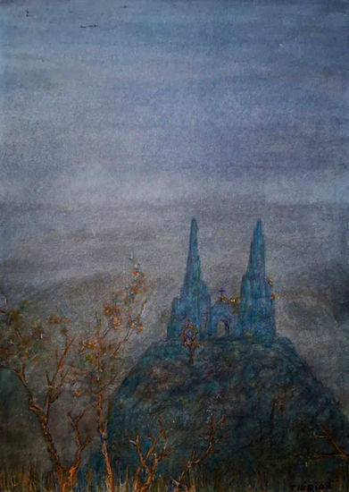 The Revelation Media Mixta Papel Paisaje