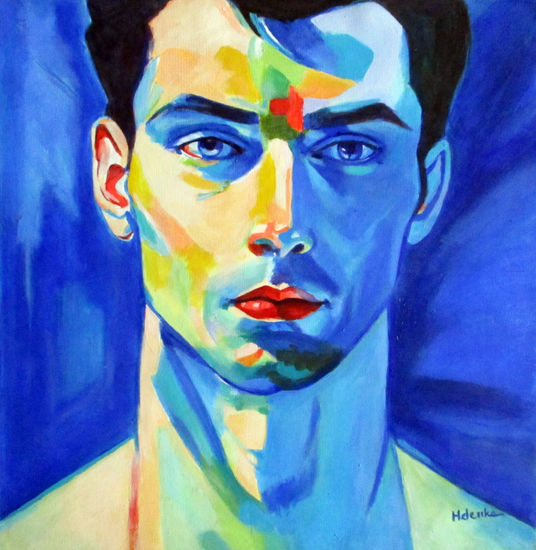 "Lucid Dreamer" Acrílico Lienzo Retrato