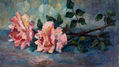Dos rosas rosa