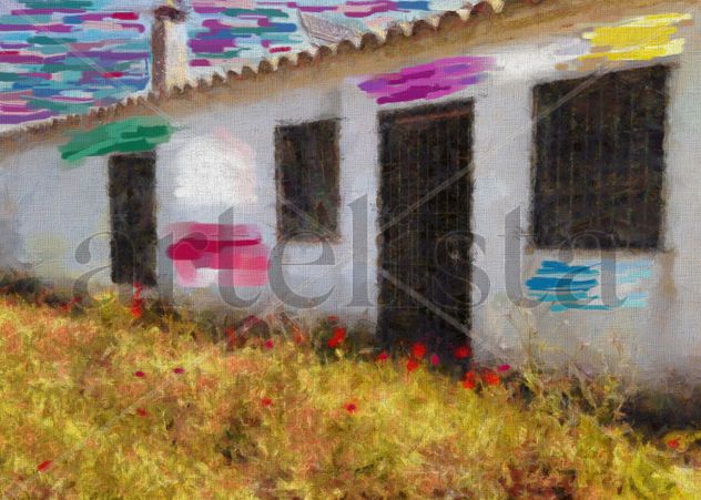 imprexpresionismo - amapolas en mi puerta