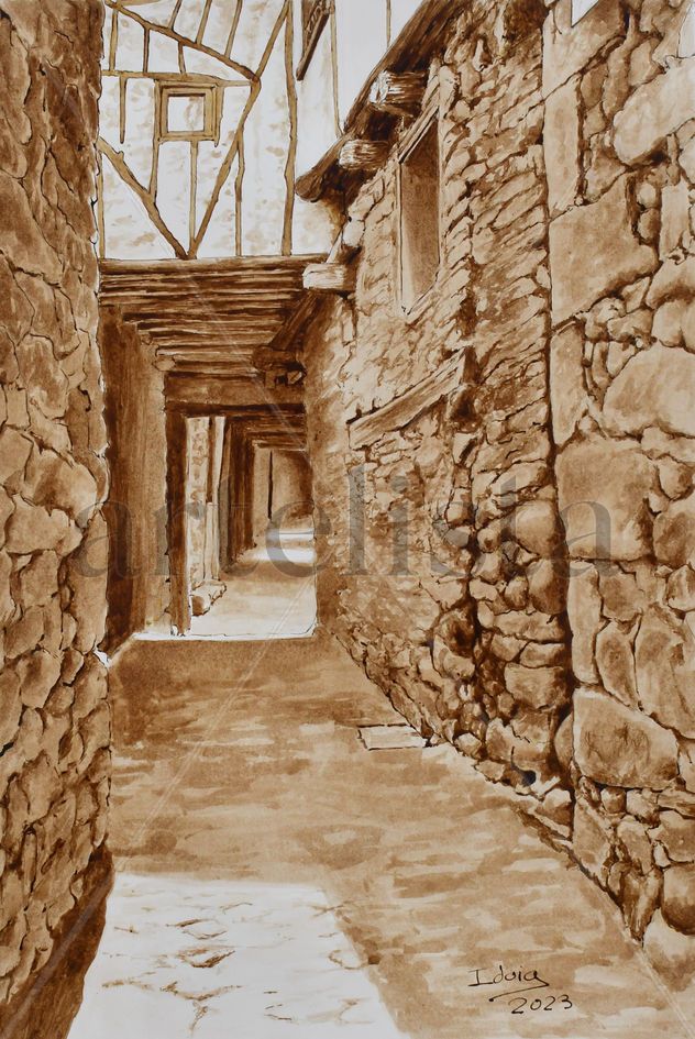 Callejón en Miranda del Castañar.