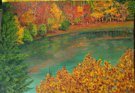 Lago en otoño