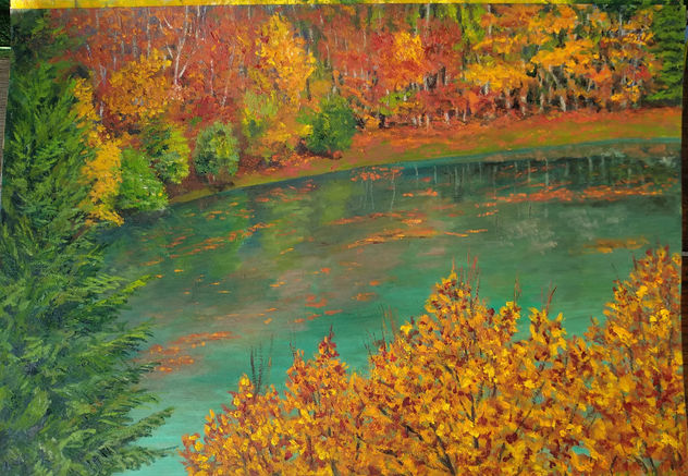Lago en otoño