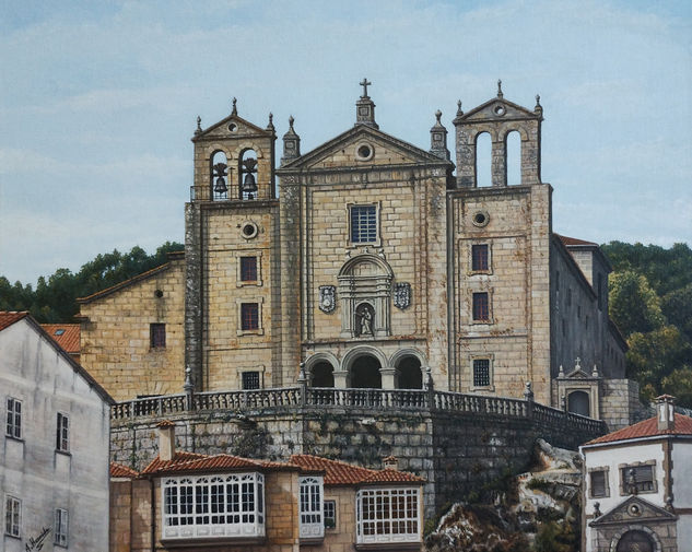 Convento do Carme Óleo Lienzo Paisaje