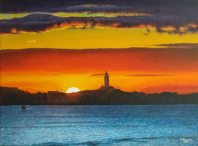 Atardecer en A Coruña