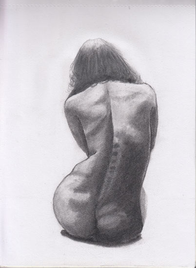 Mujer Carboncillo