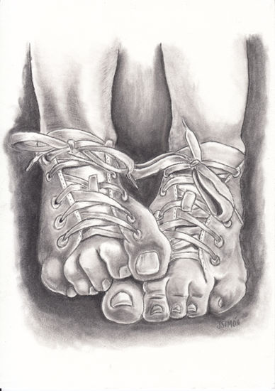 Pies Charcoal