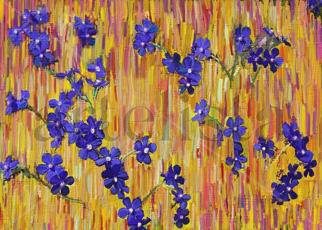 imprexpresionismo - anchusa azurea version 3 