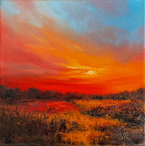 Paisaje Atardecer