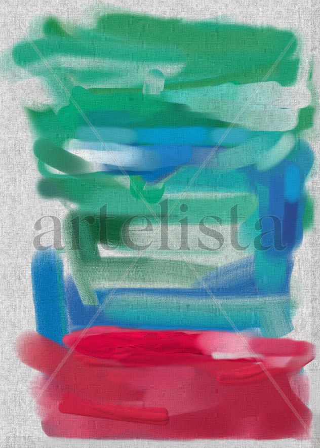 abstracto expresionista - Corazón tranquilo