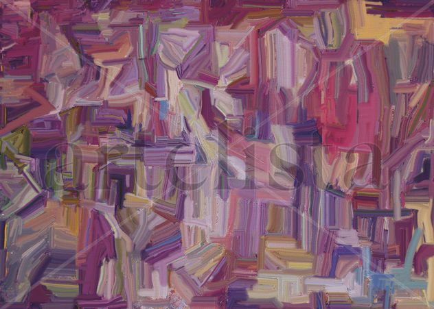 abstracto expresionista - halo de luna