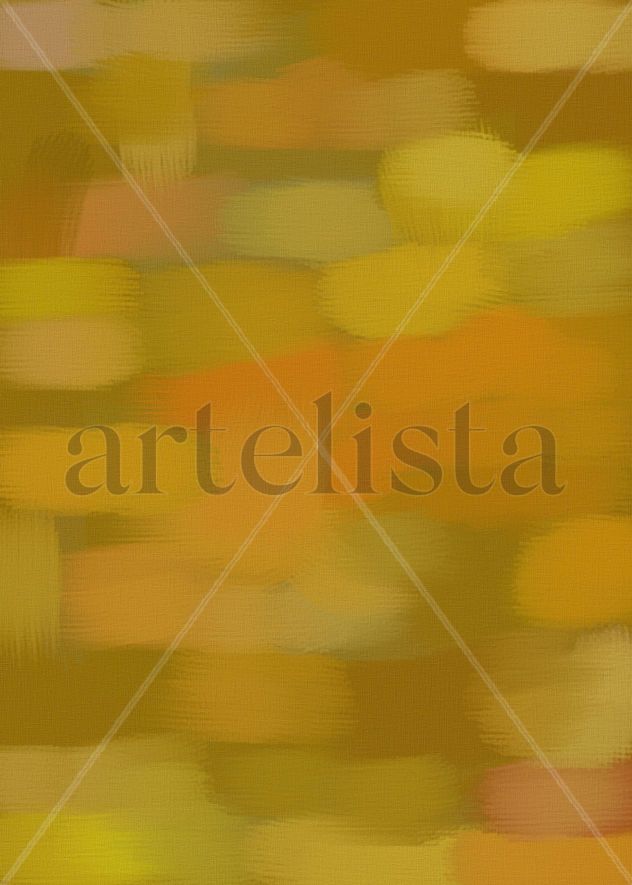 abstracto expresionista - los colores solitarios - amarillo - resoles de otoño