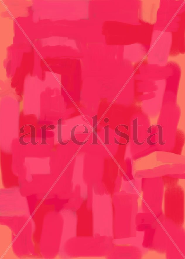 abstracto expresionista - los colores solitarios - coral. el secreto de la melancolía de los peces