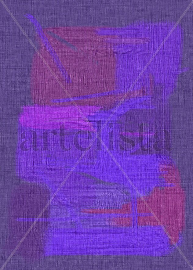 abstracto expresionista - los colores solitarios - violeta. ultravioleta