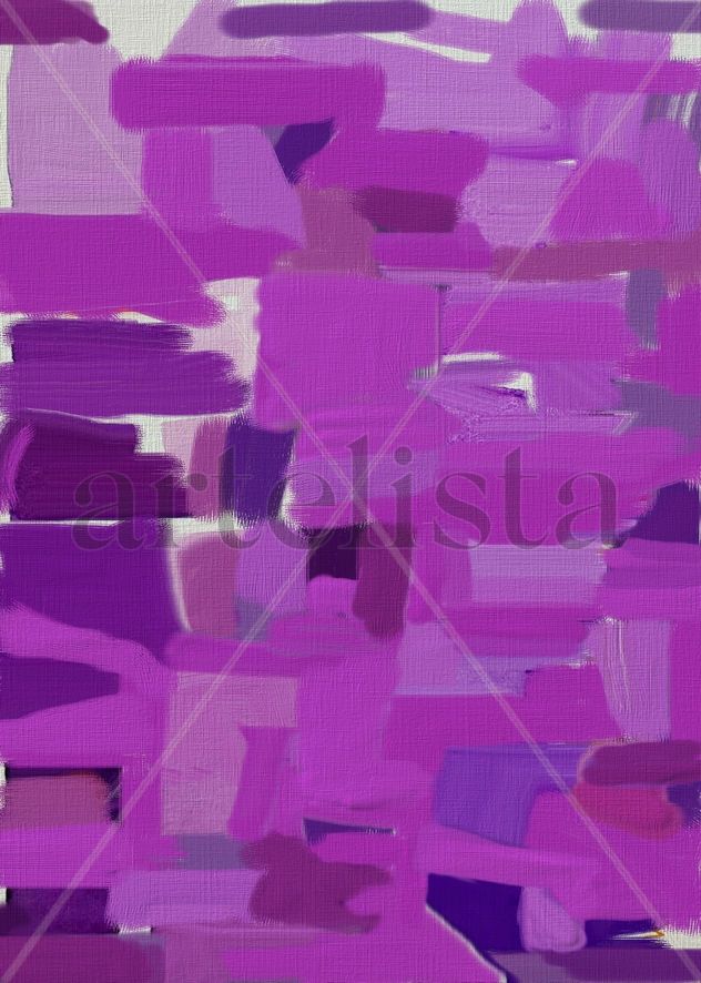 expresionista - los colores solitarios - violeta. violeta de cobalto