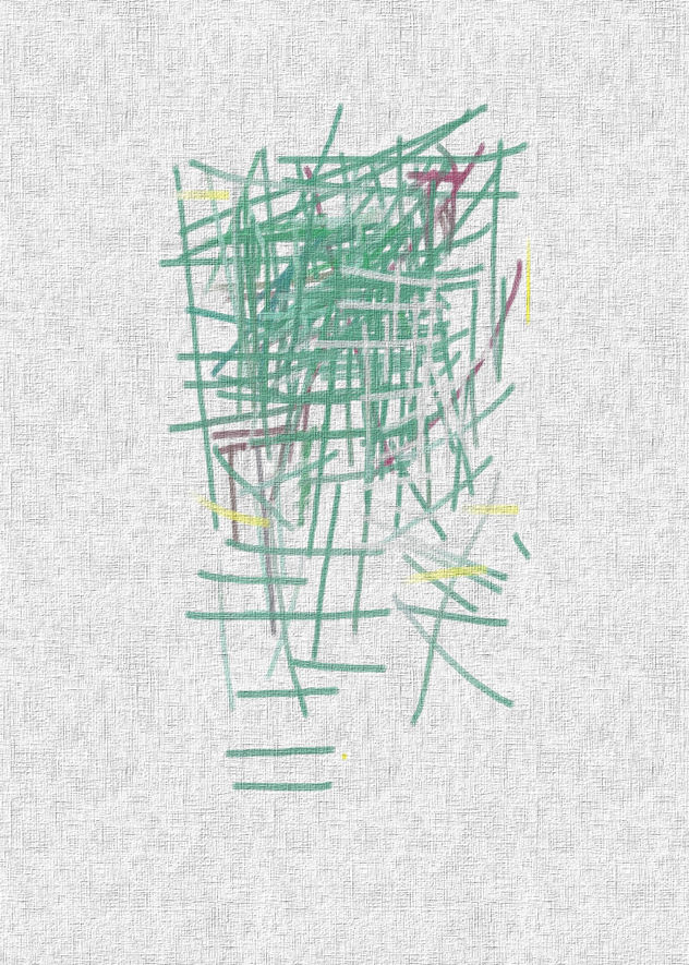 abstracto grafismo - mañana en el sendero