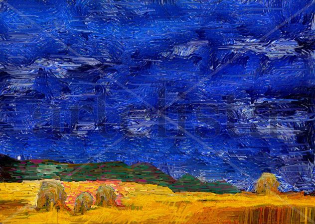 imprexpresionismo - tormenta sobre la llanura
