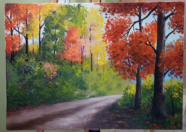 Otoño Oil Textile Landscaping