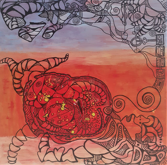 El Toro Ferdinando Acrylic Canvas Animals