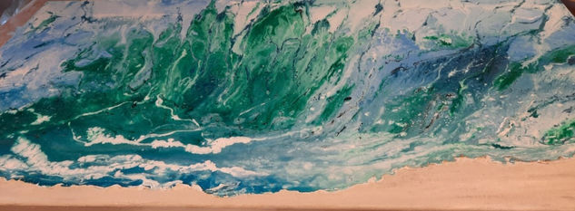 ones Acrylic Canvas Marine Painting