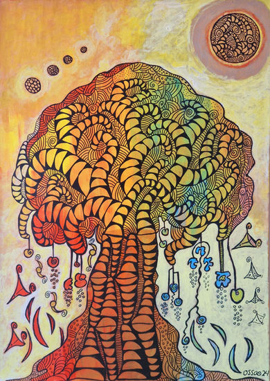 El árbol del bien y del mal Acrylic Canvas Others