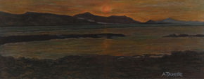 Atardecer en la...
