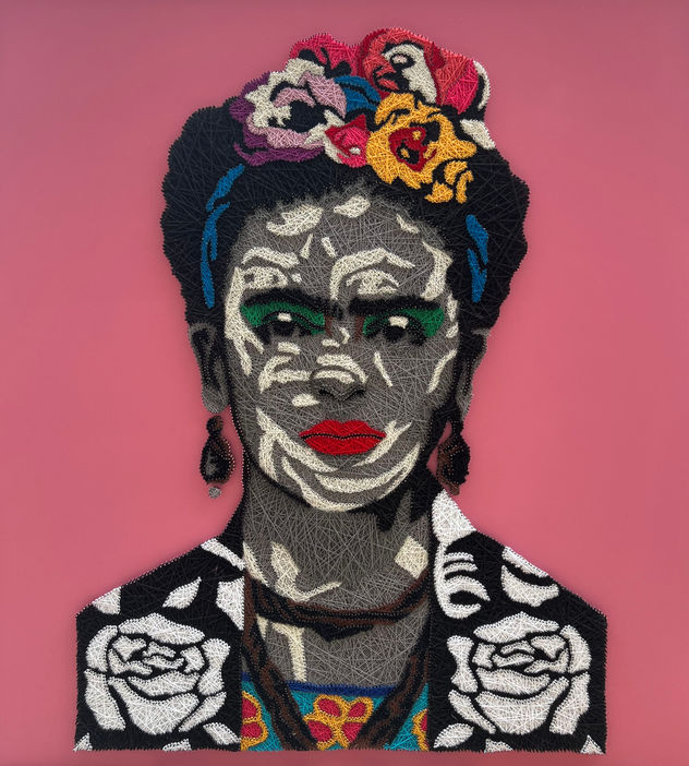 Frida Kahlo - entre hilos y calvos