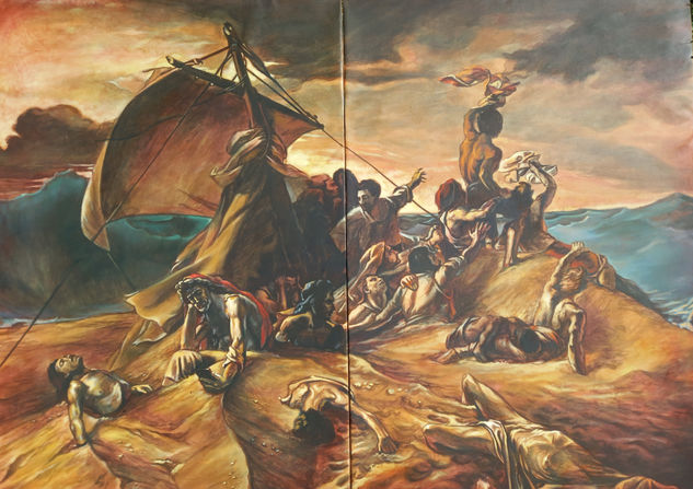 ¿El últimooo? Óleo Lienzo Paisaje