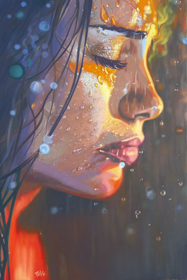 Alma Mia Oil Canvas Portrait