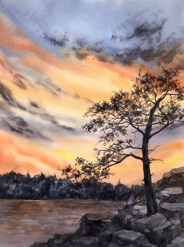 Paisaje Atardecer