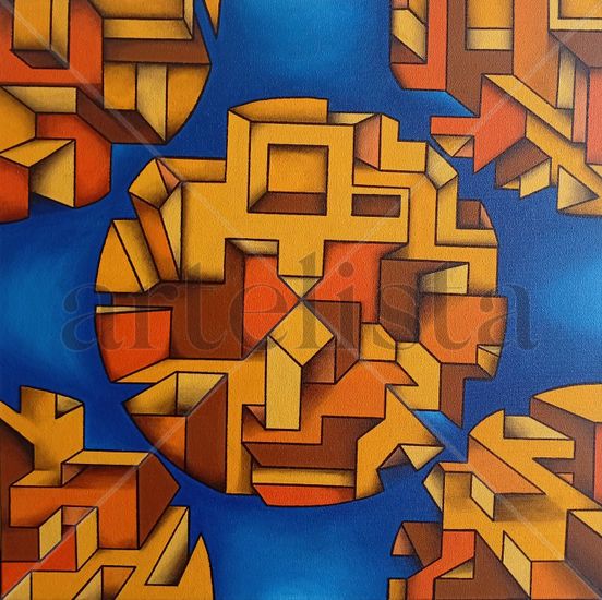 Constructivismo espacial Acrylic Canvas Others