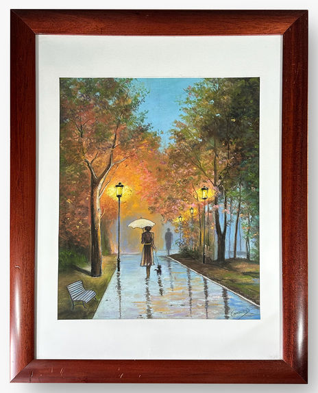Paseo bajo la lluvia