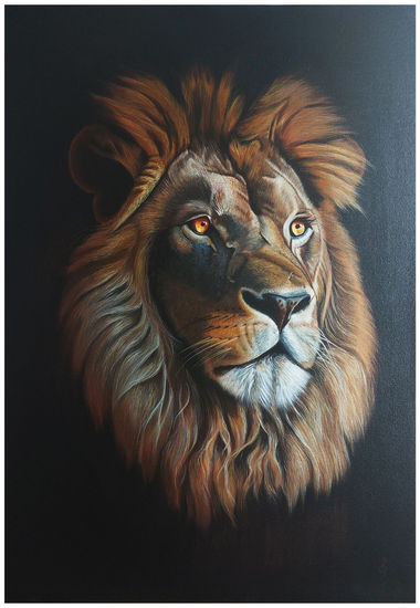 El Rey Leon Acrylic Canvas Animals