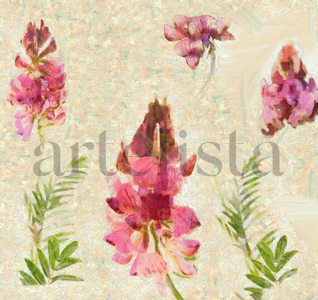 imprexpresionismo - flores de Castilla La Mancha III